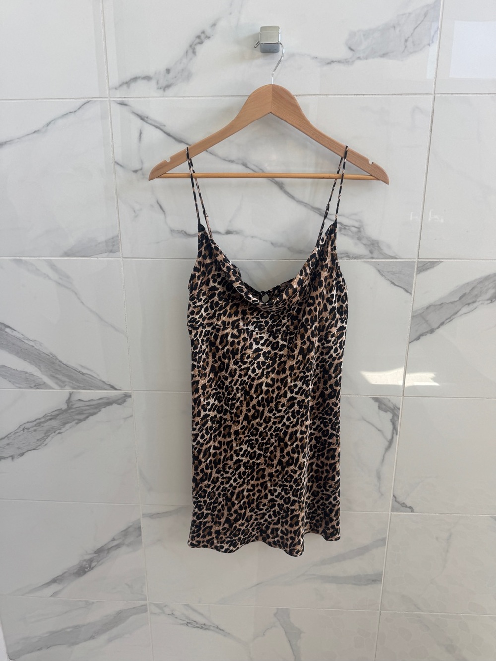 2009 Victoria's Secret Leopard-Print lingerie slip - medium